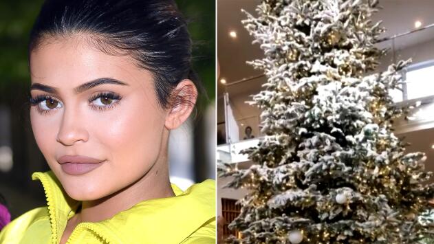 Kylie Jenner impresiona con lo enorme que está su árbol de Navidad